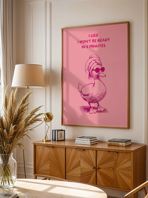 Ente Sonnenbrille rosa Humor