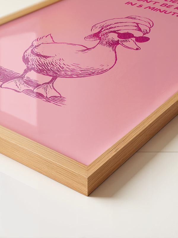 Ente Sonnenbrille rosa Humor