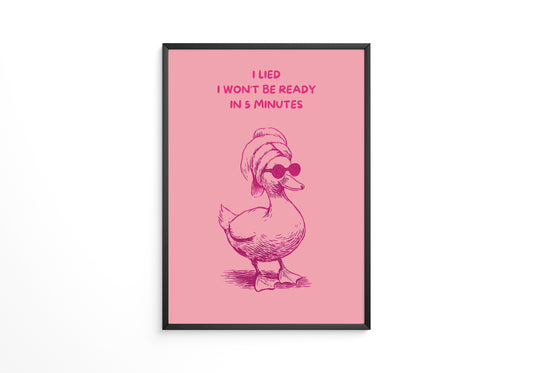 Ente Sonnenbrille rosa Humor