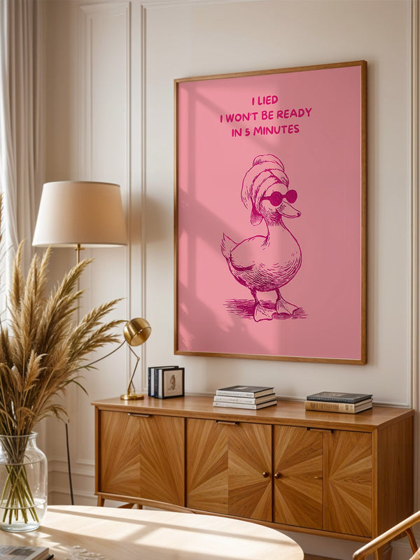 Ente Sonnenbrille rosa Humor