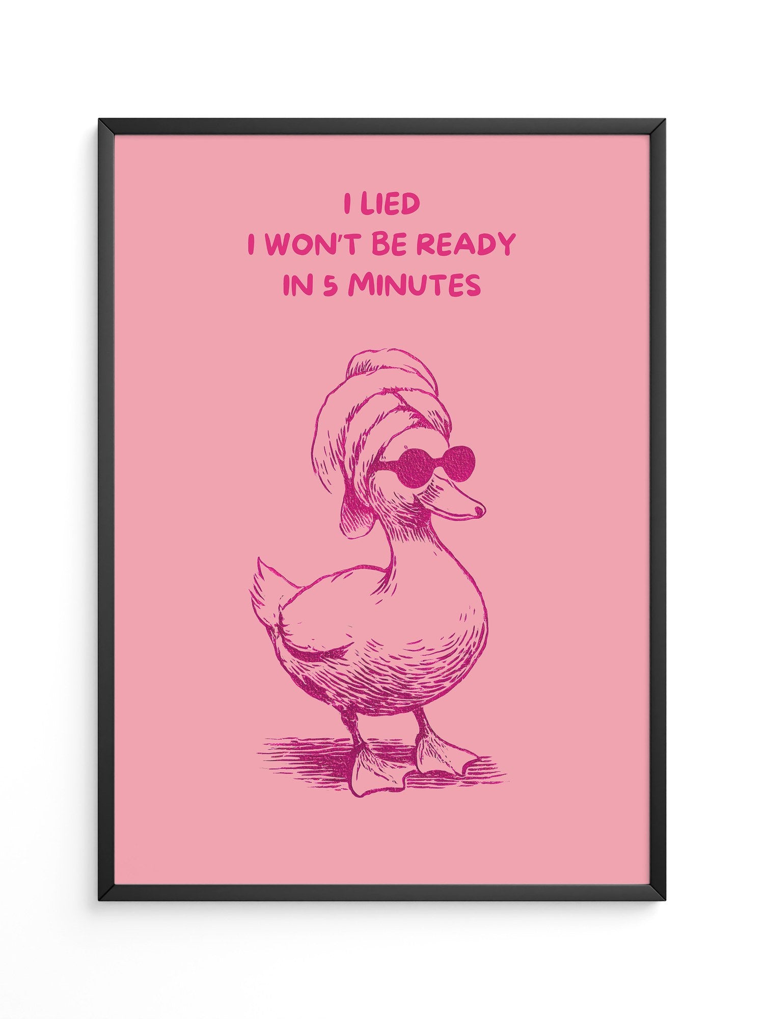 Ente Sonnenbrille rosa Humor
