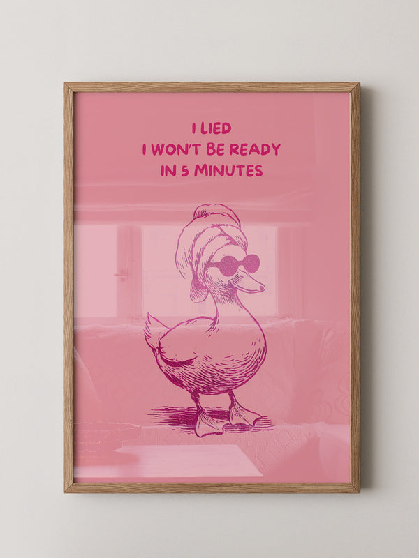 Ente Sonnenbrille rosa Humor