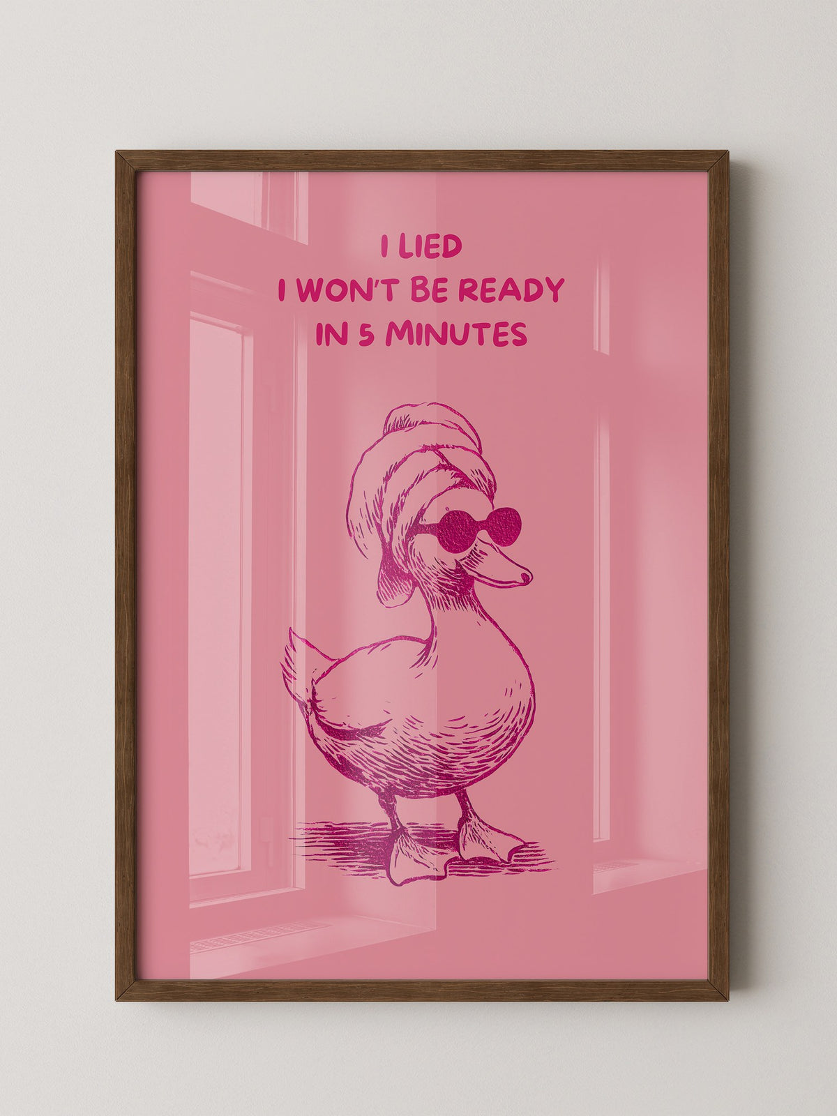 Ente Sonnenbrille rosa Humor