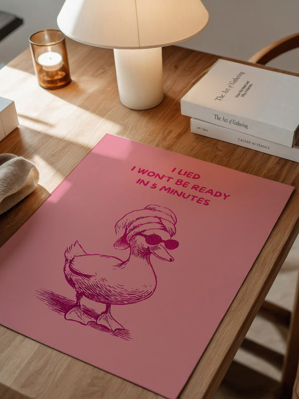 Ente Sonnenbrille rosa Humor