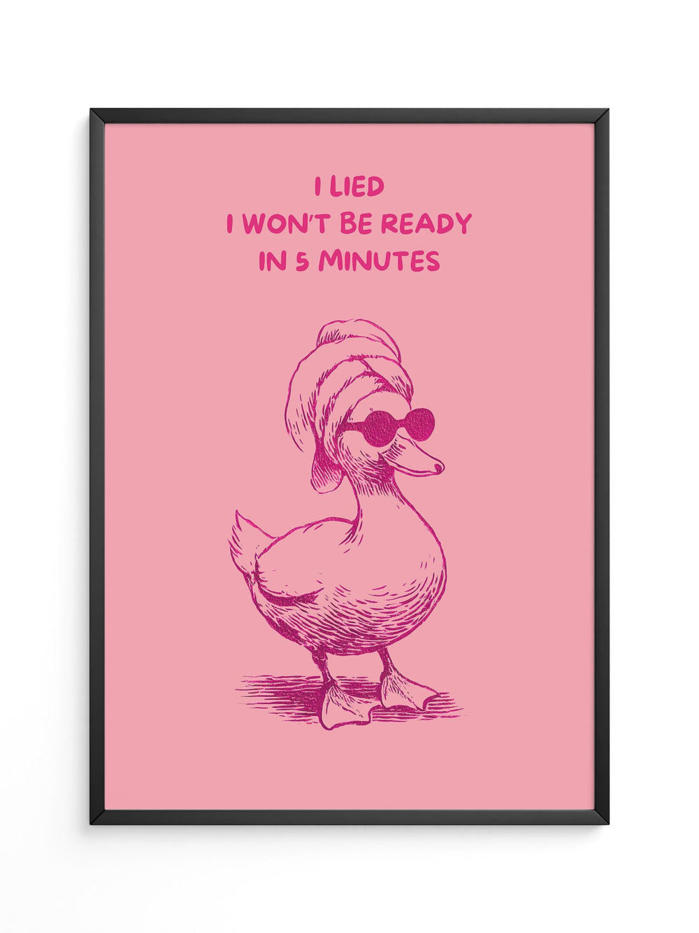 Ente Sonnenbrille rosa Humor