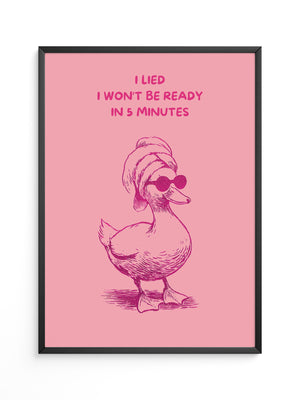 Ente Sonnenbrille rosa Humor