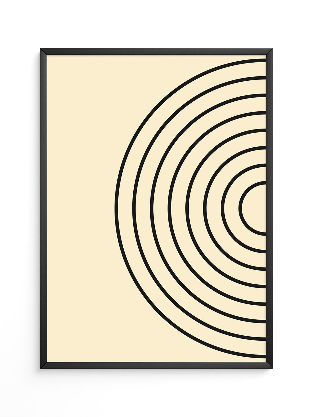 Kreise Minimalismus Beige
