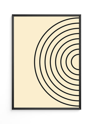 Kreise Minimalismus Beige