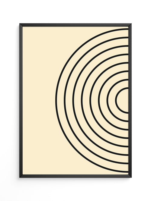 Kreise Minimalismus Beige