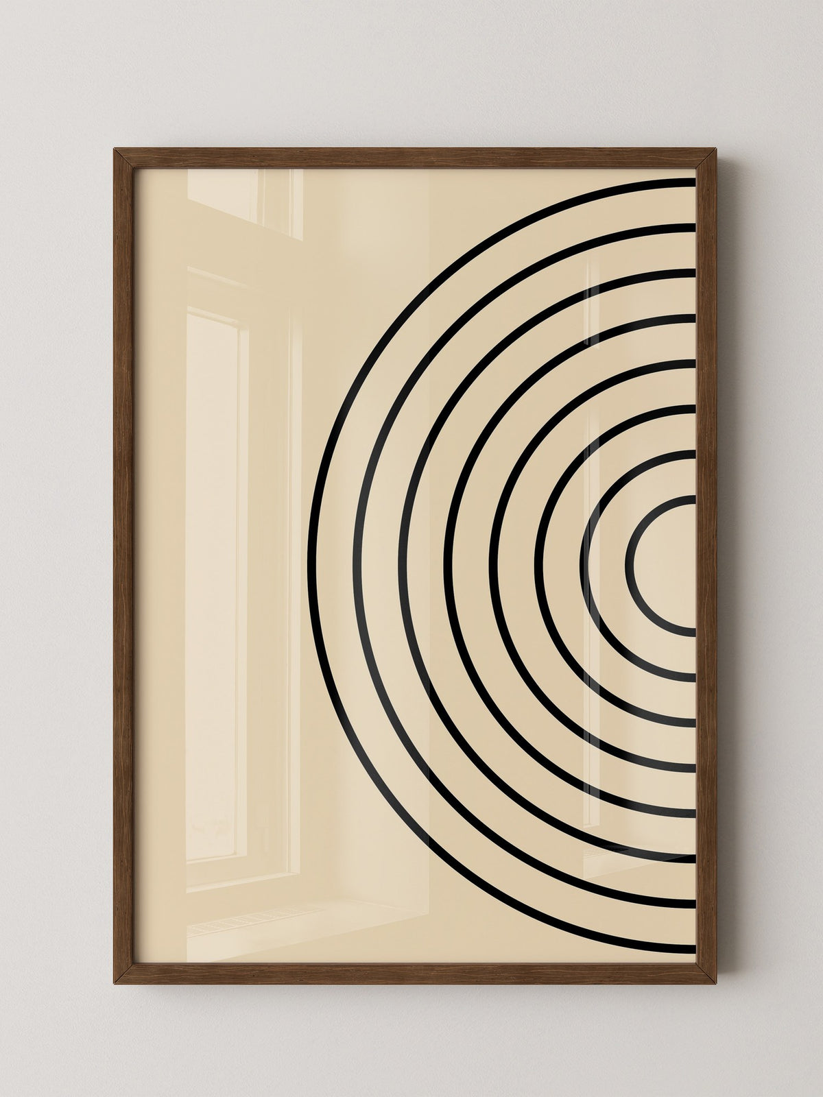 Kreise Minimalismus Beige