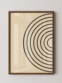 Kreise Minimalismus Beige