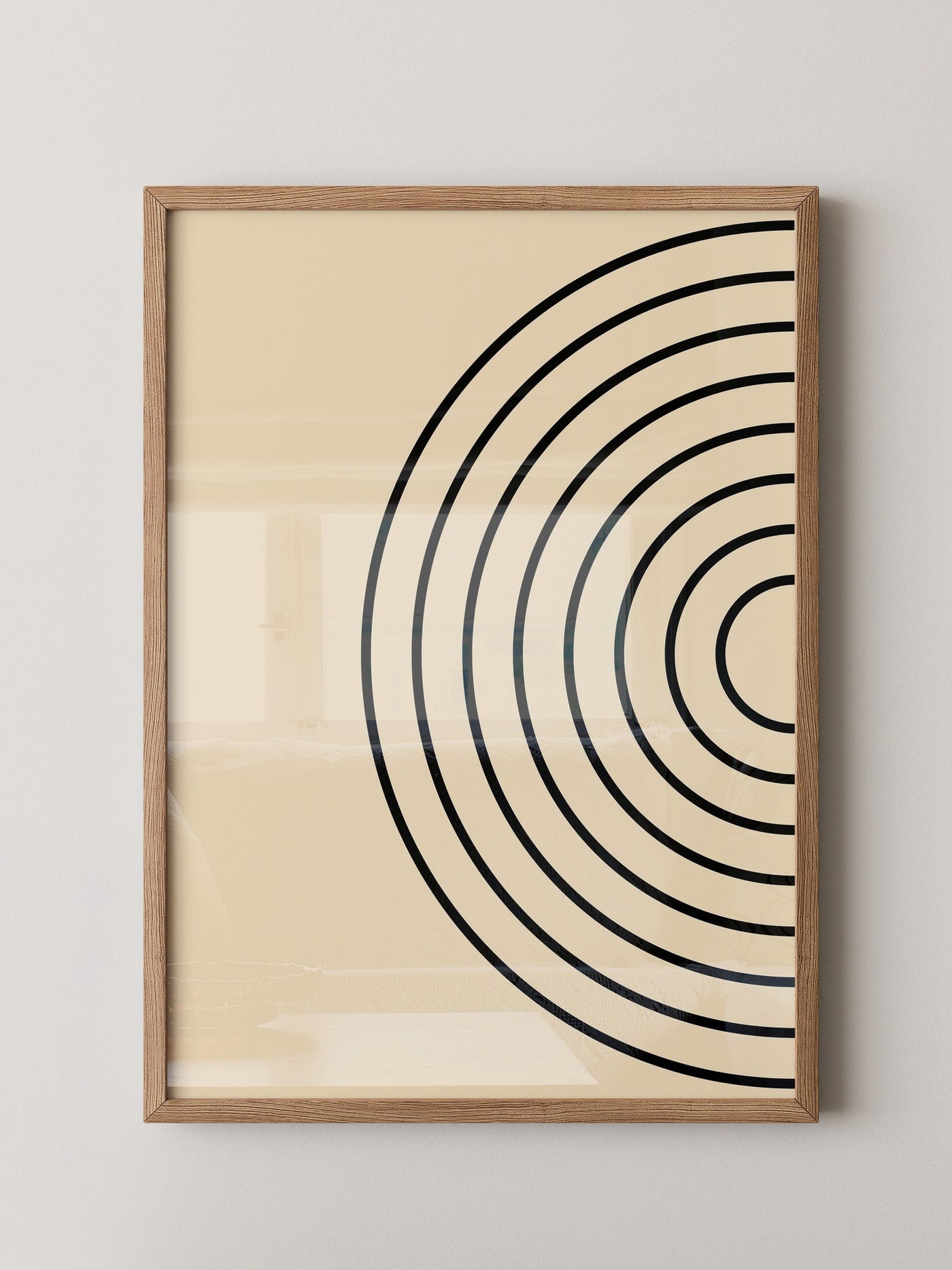 Kreise Minimalismus Beige