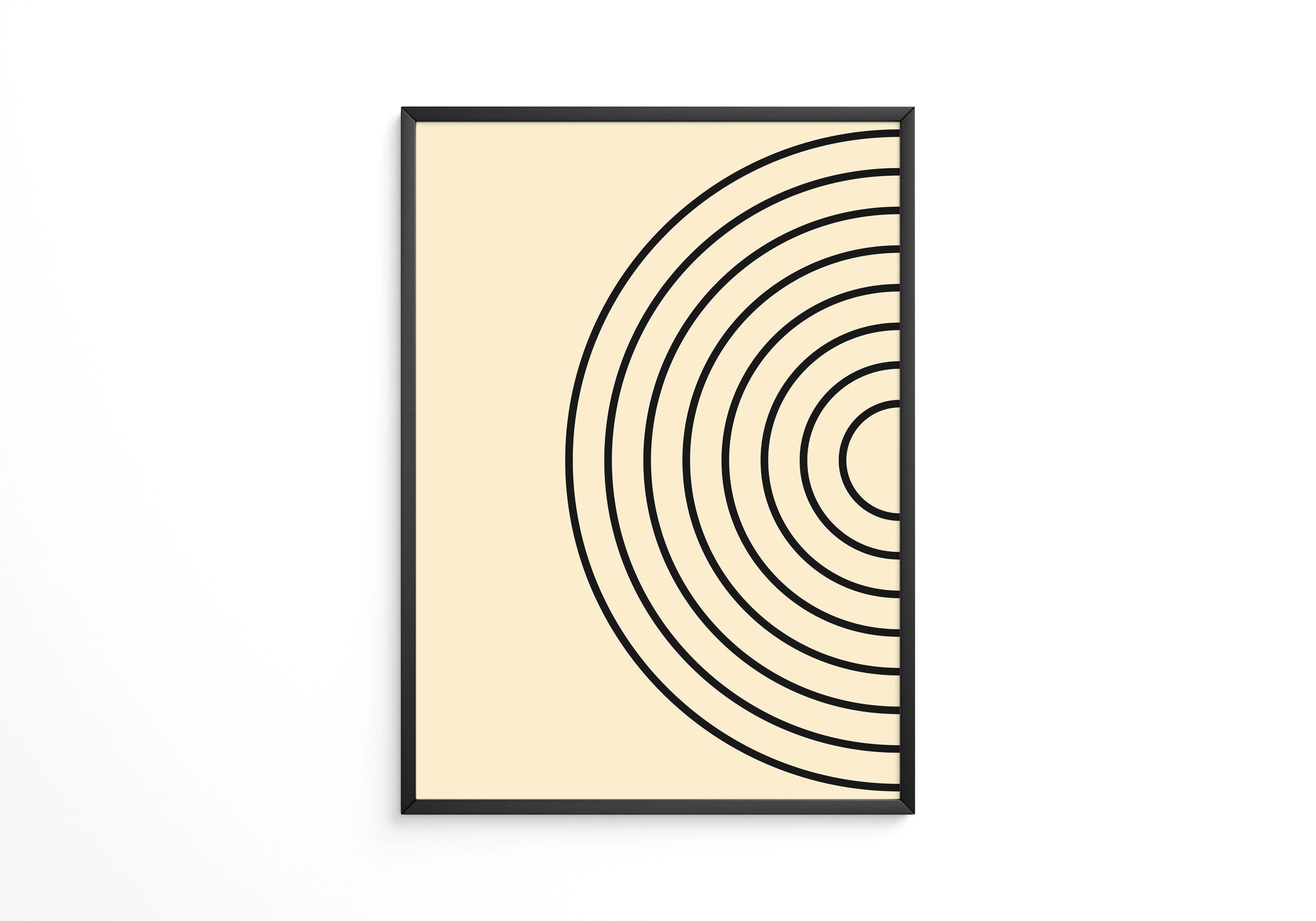 Kreise Minimalismus Beige