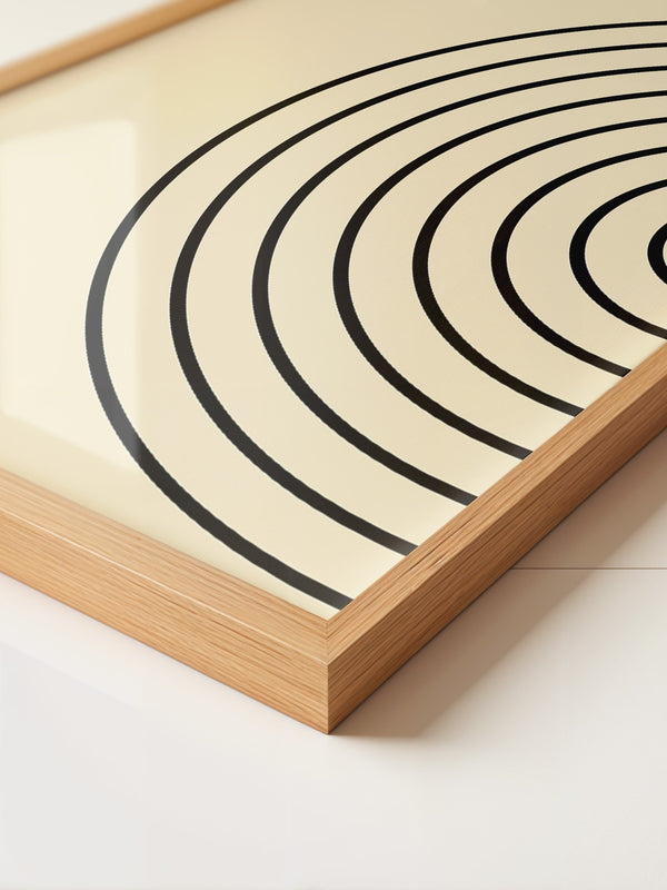 Kreise Minimalismus Beige