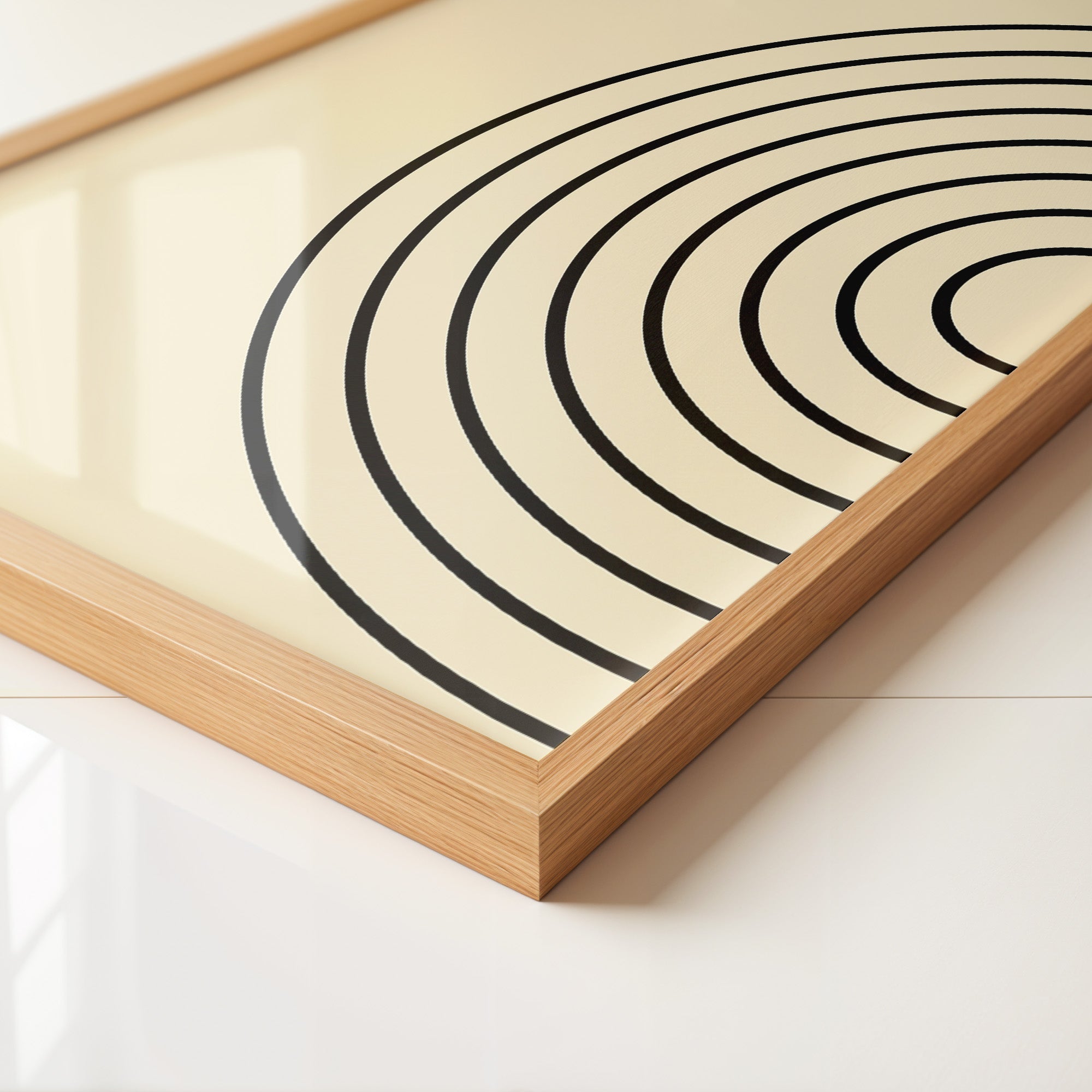 Kreise Minimalismus Beige