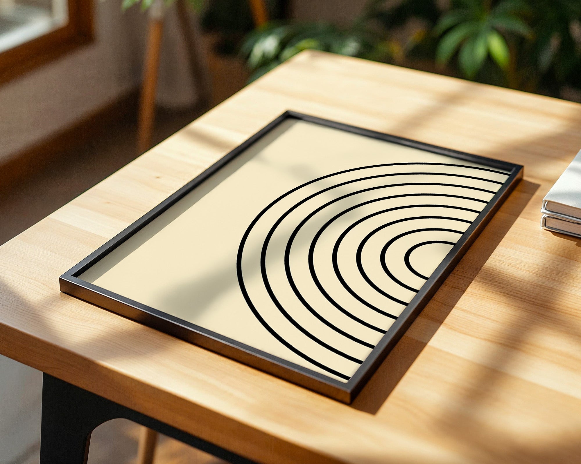 Kreise Minimalismus Beige