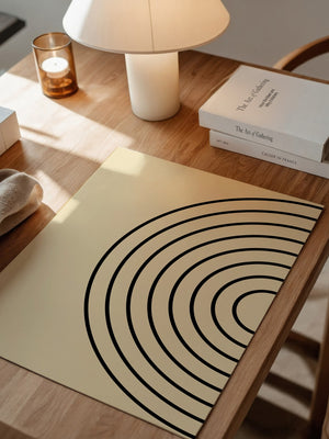 Kreise Minimalismus Beige