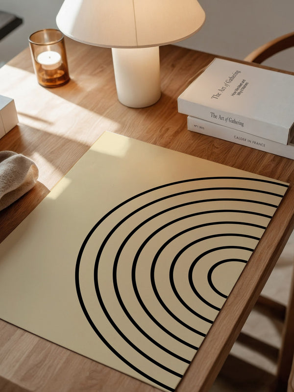 Kreise Minimalismus Beige