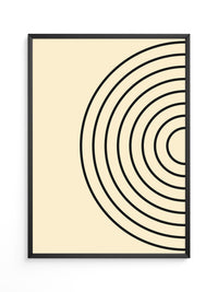 Kreise Minimalismus Beige