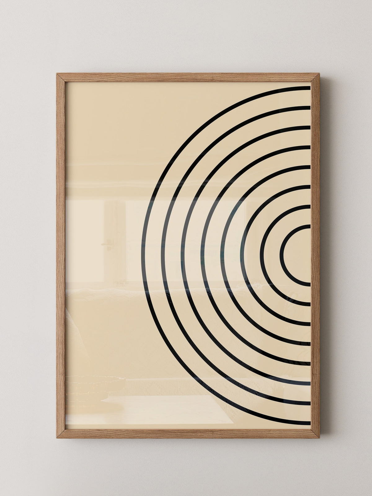 Kreise Minimalismus Beige