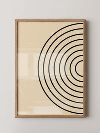 Kreise Minimalismus Beige