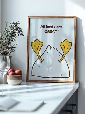 Entenfüße Humorvoll Illustration