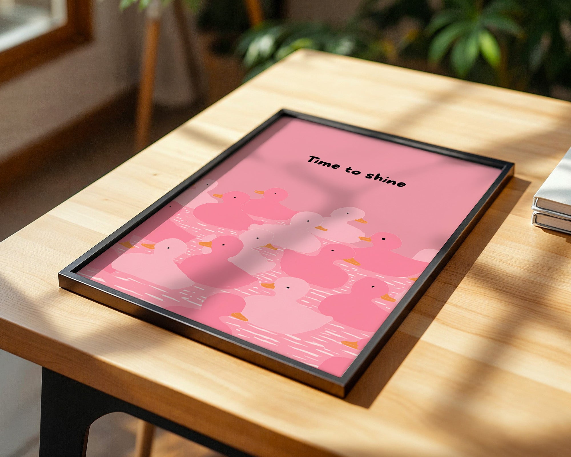 Enten Rosa Minimalistisch