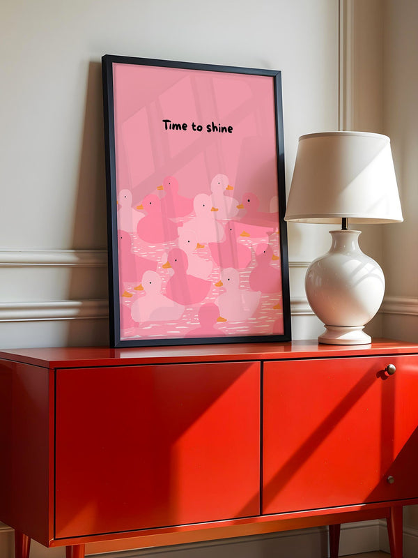 Enten Rosa Minimalistisch