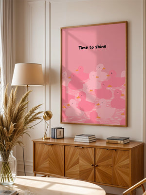 Enten Rosa Minimalistisch