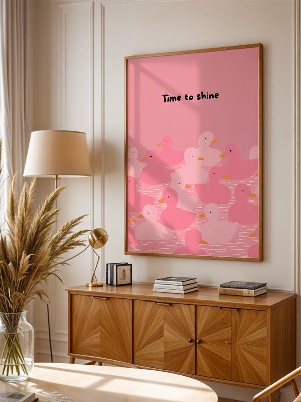 Enten Rosa Minimalistisch