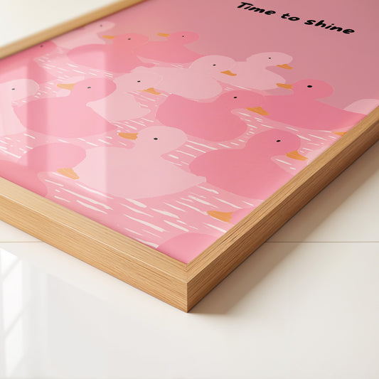 Enten Rosa Minimalistisch