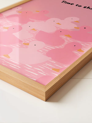 Enten Rosa Minimalistisch