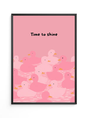 Enten Rosa Minimalistisch