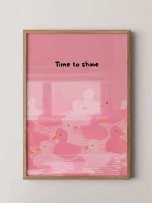 Enten Rosa Minimalistisch