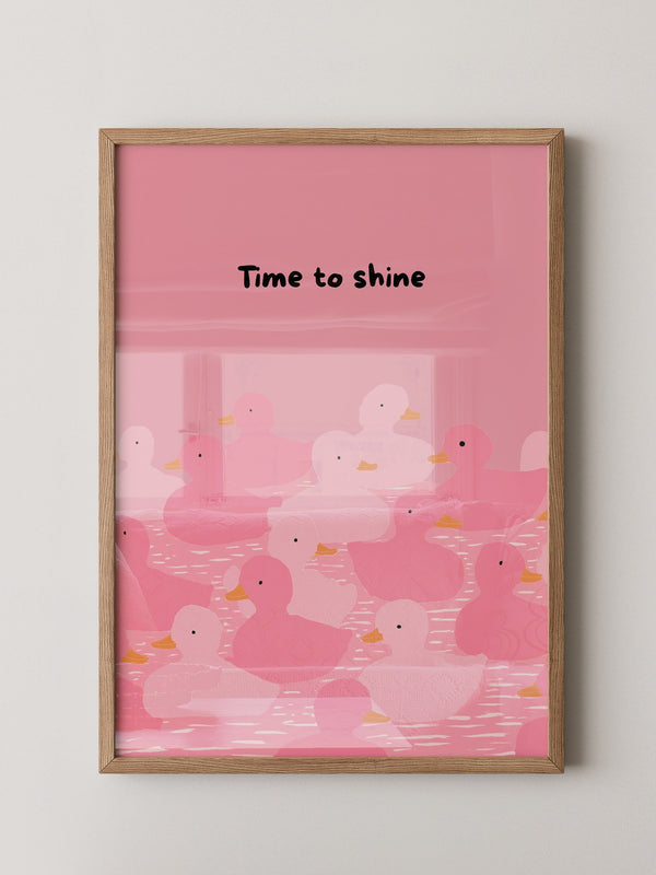 Enten Rosa Minimalistisch