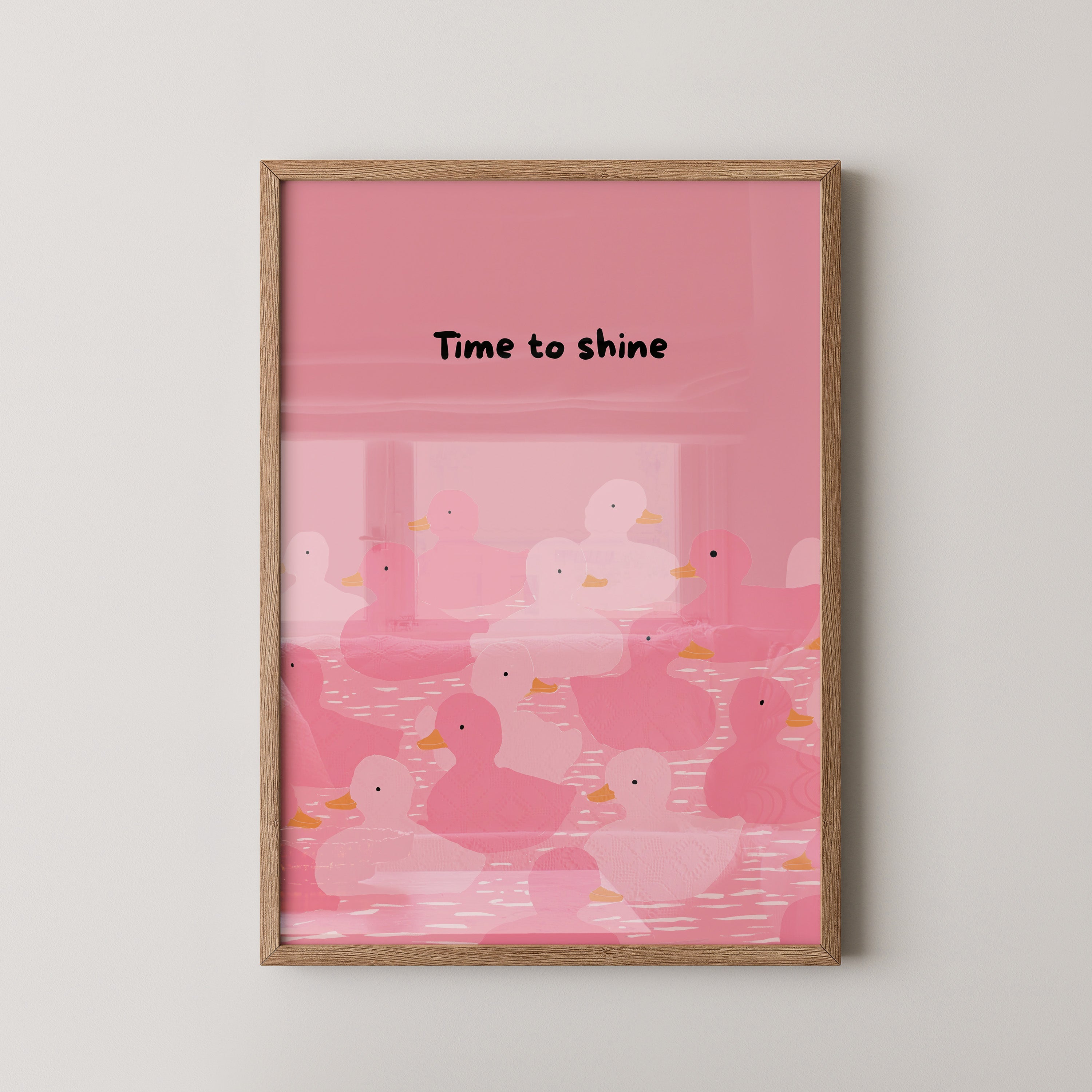 Enten Rosa Minimalistisch