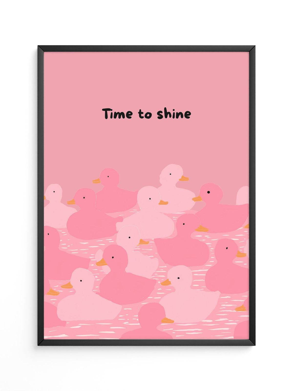 Enten Rosa Minimalistisch