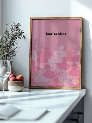 Enten Rosa Minimalistisch