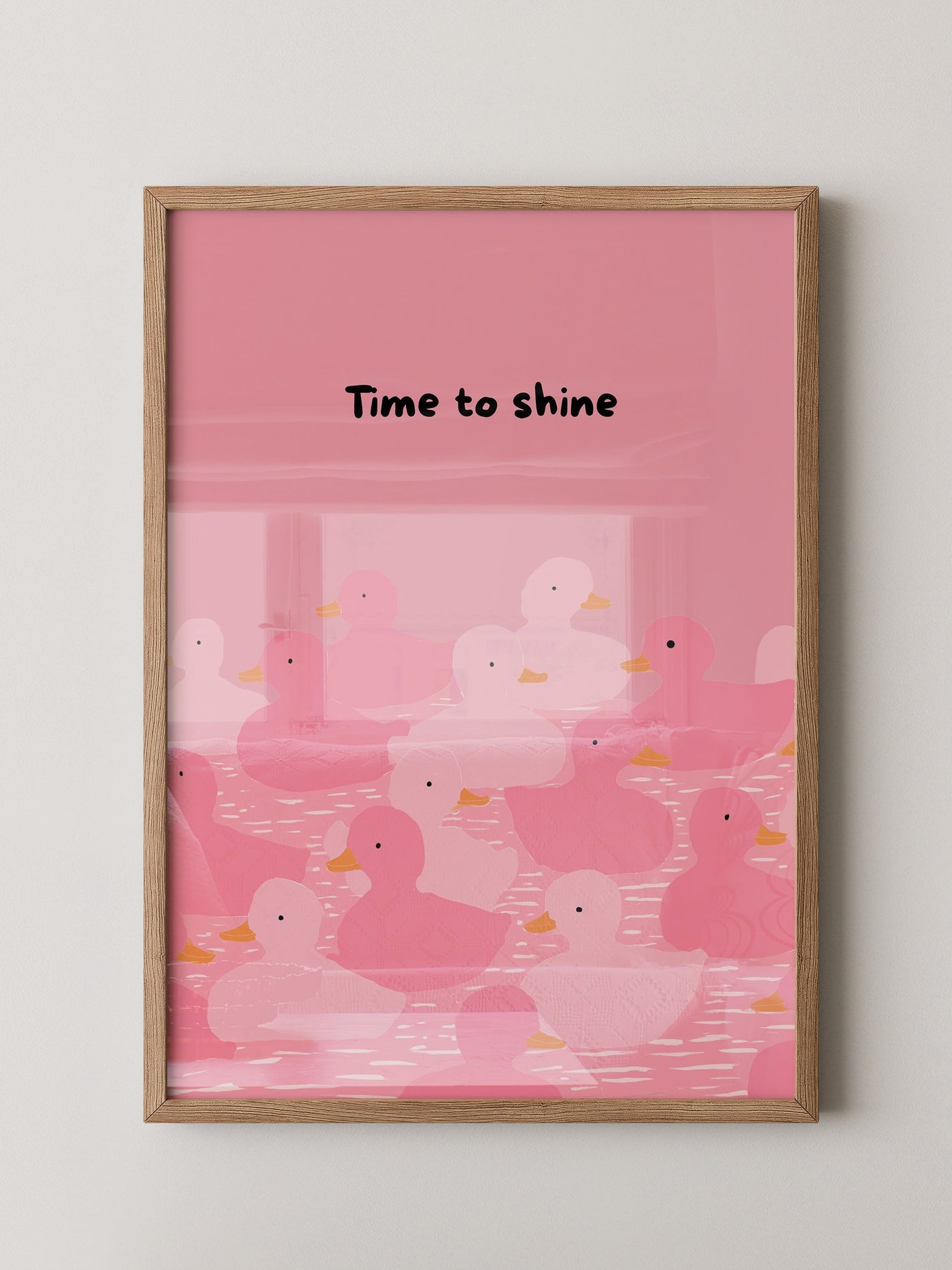 Enten Rosa Minimalistisch