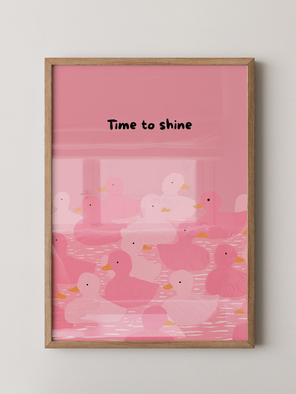 Enten Rosa Minimalistisch