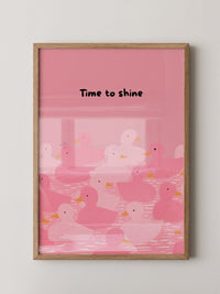 Enten Rosa Minimalistisch