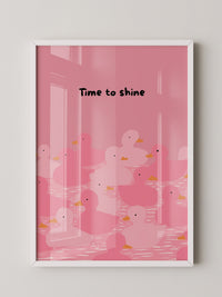 Enten Rosa Minimalistisch