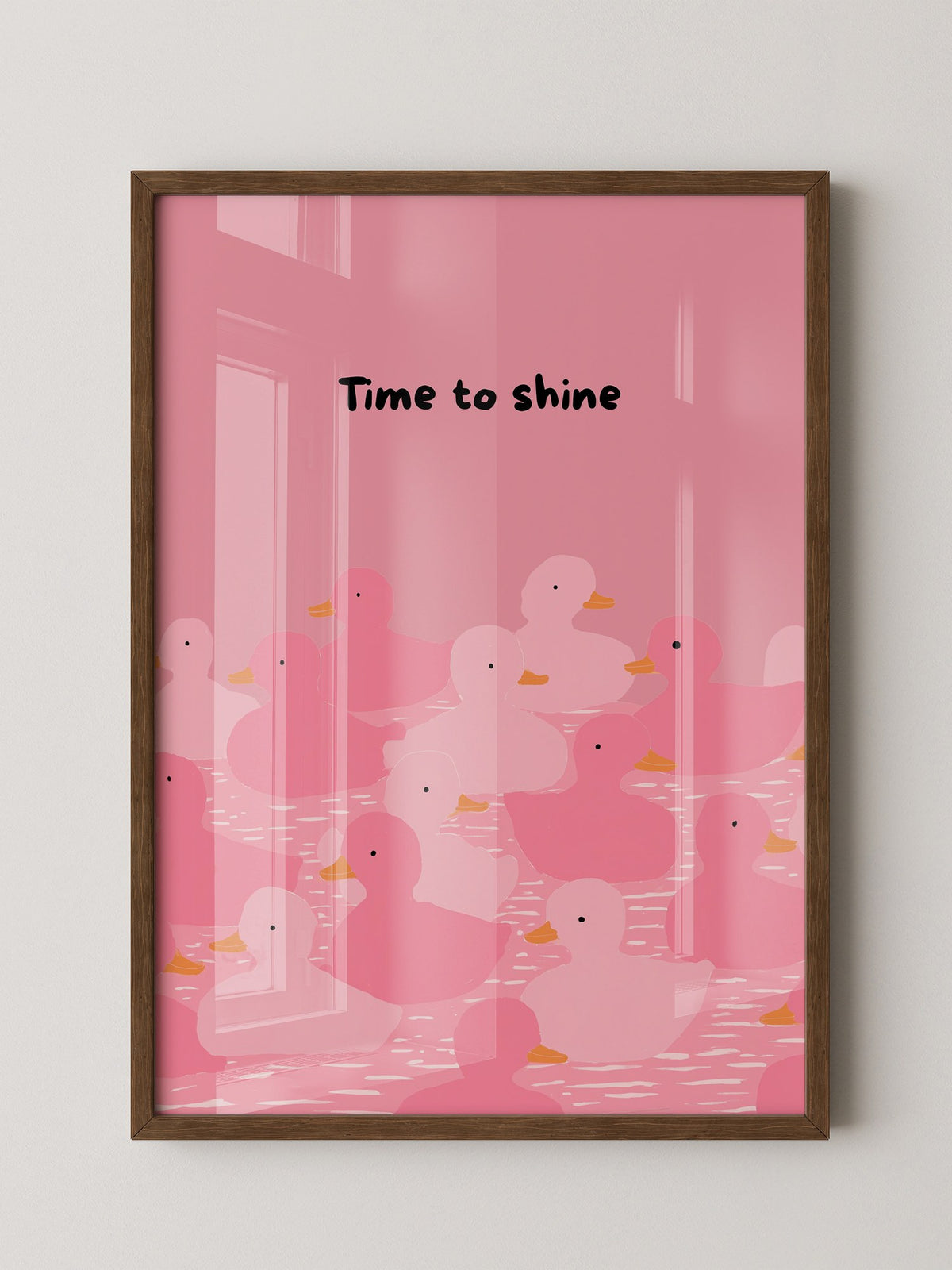 Enten Rosa Minimalistisch
