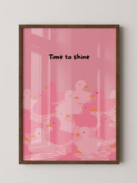 Enten Rosa Minimalistisch