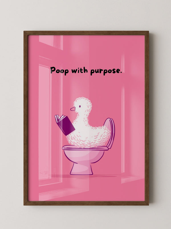 Ente Toilette Humor rosa