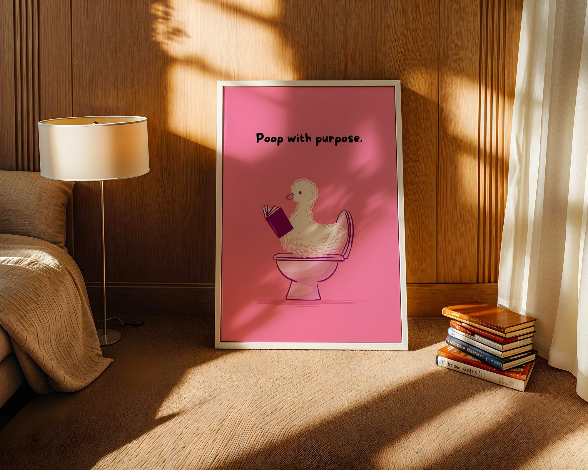 Ente Toilette Humor rosa