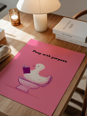Ente Toilette Humor rosa