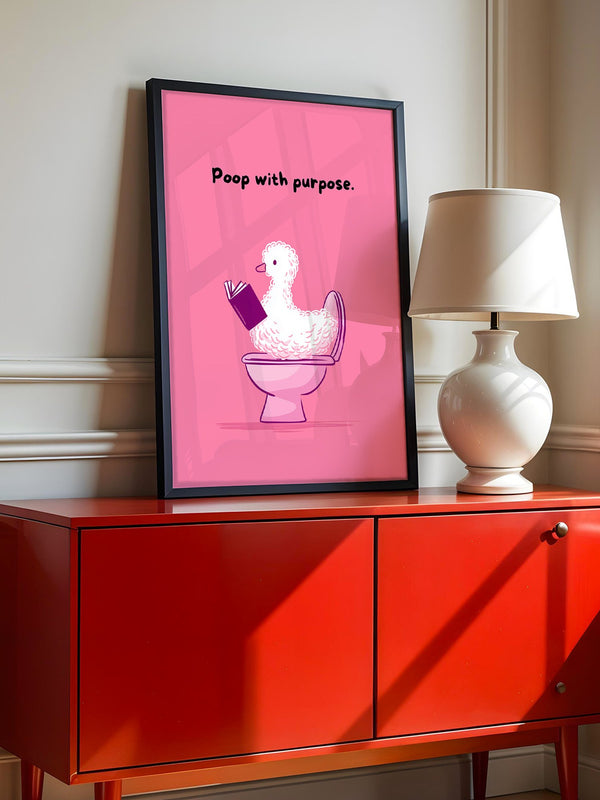 Ente Toilette Humor rosa