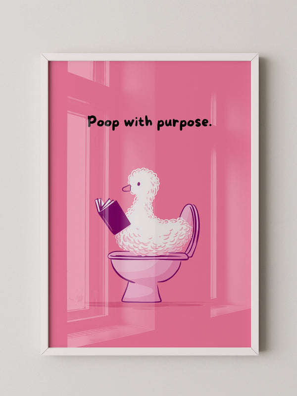 Ente Toilette Humor rosa