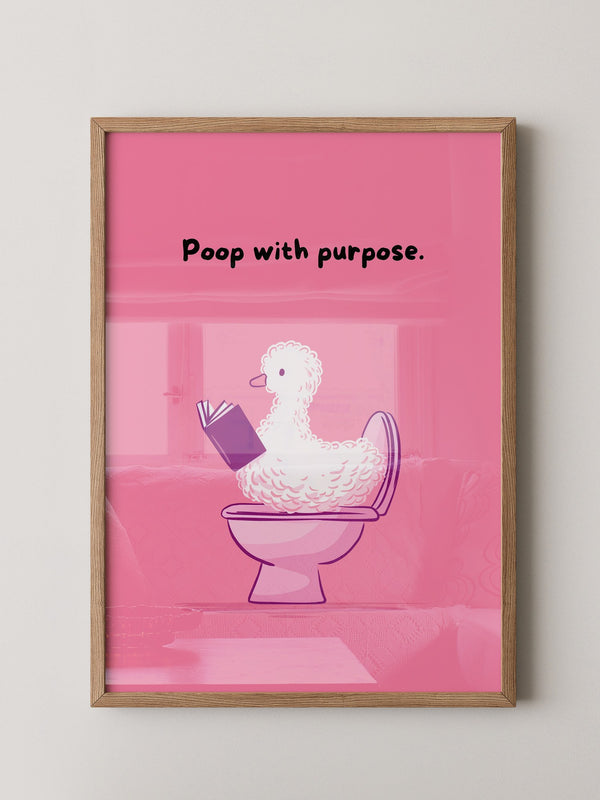 Ente Toilette Humor rosa